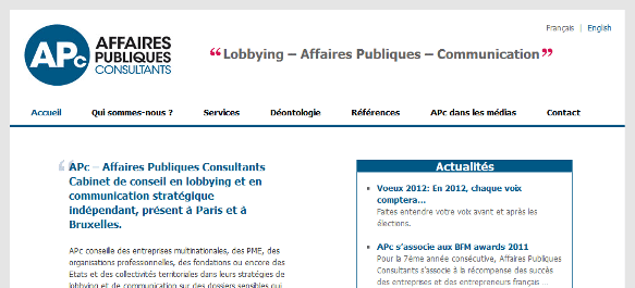 Qui est « Affaires Publiques Consultants » ?