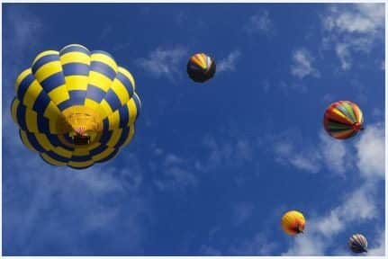 Le vol libre en ballon pour découvrir les châteaux de la Loire