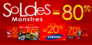 Soldes monstres chez Cdiscount !