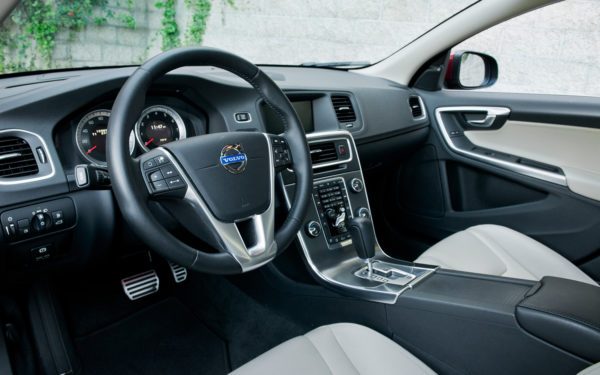 Intérieur de la Volvo